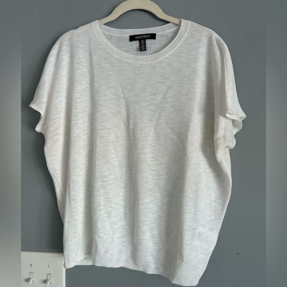 Ellen Tracy Lenin blend top